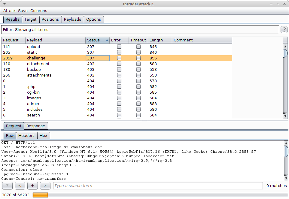 Subdomain discovery with Burp Suite
